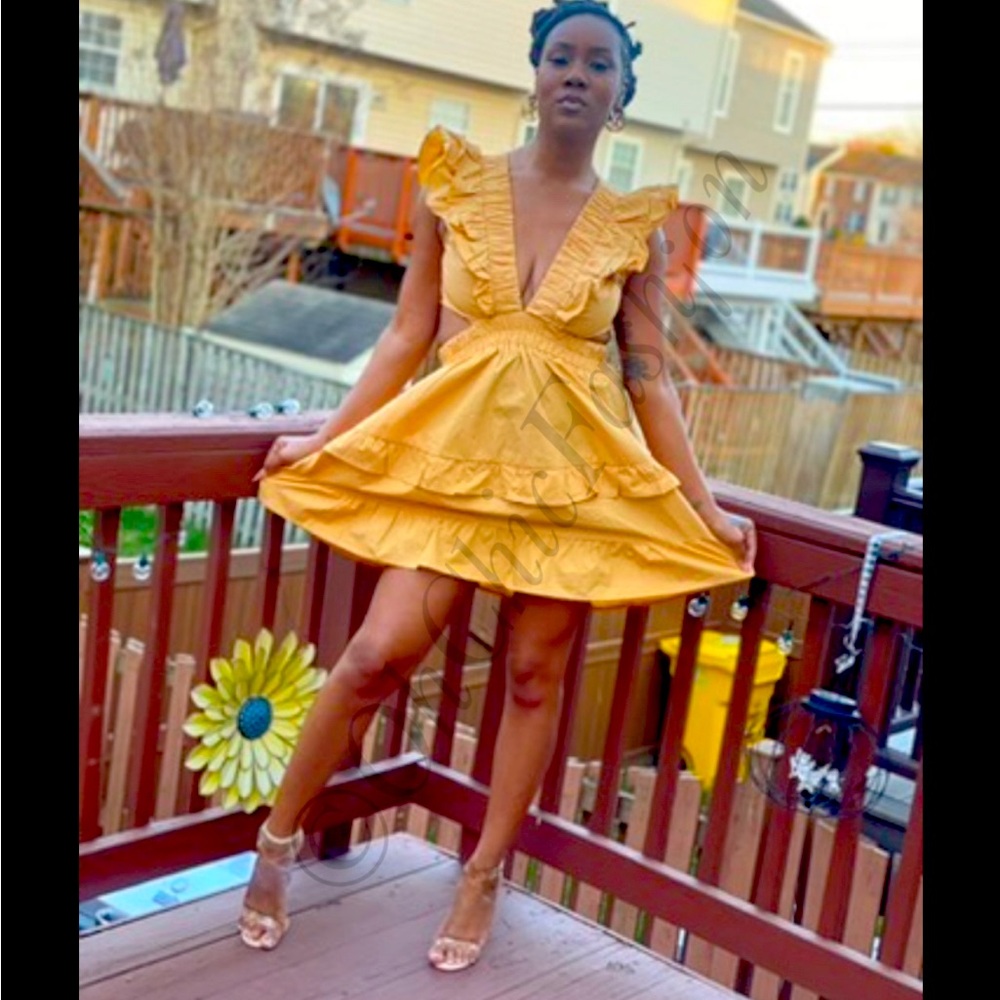 Ruffling my feathers dress